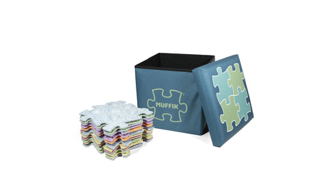 Storage box MUFFIK small - turquoise