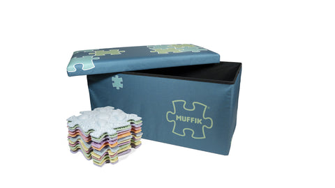 Storage box MUFFIK big - turquoise