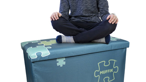 Storage box MUFFIK big - turquoise