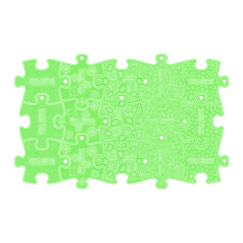 Set of glowing NANO puzzles - Let's glow