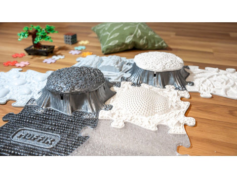 Stump Extended - Snowflake firm, silver glitter