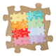 Orthopedic mat - Puzzles in Puzzle - beige