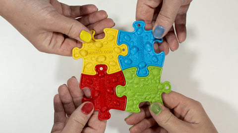 Orthopedic mat - Puzzles in Puzzle in use