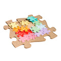 Orthopedic mat - Puzzles in Puzzle - beige