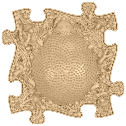 Orthopedic mat - Hedgehog firm, beige