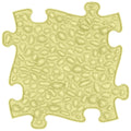 Orthopedic mat - Pebbles firm, pastel yellow
