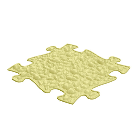 Orthopedic mat - Pebbles firm, pastel yellow