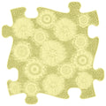 Orthopedic mat - Meadow soft, pastel yellow