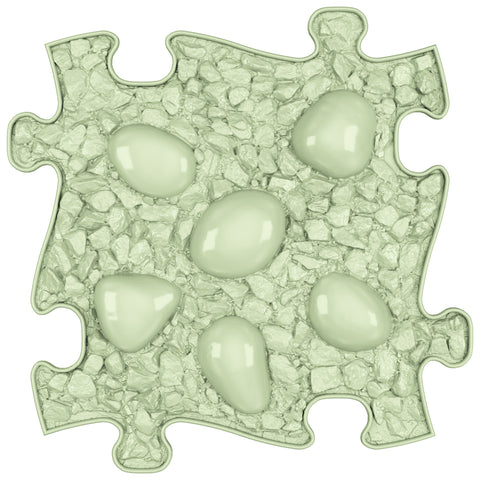 Orthopedic mat - Dino eggs soft, pastel green