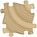 Orthopedic mat - Twister firm, beige