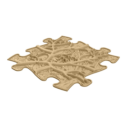 Orthopedic mat - Roots firm, beige