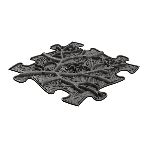 Orthopedic mat - Roots soft, graphite
