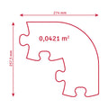 Dimensions of the Frame EDGE piece