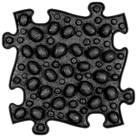 Orthopedic mat - Nuts firm, black
