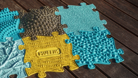 Set of orthopedic mats - Summer set in use
