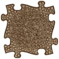 Orthopedic mat - Coast firm, glitter golden