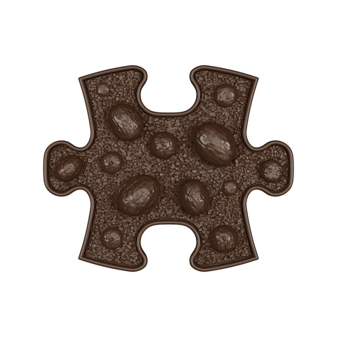 Orthopedic mat - Nuts MINI soft, brown