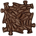 Orthopedic mat - Forest firm, brown