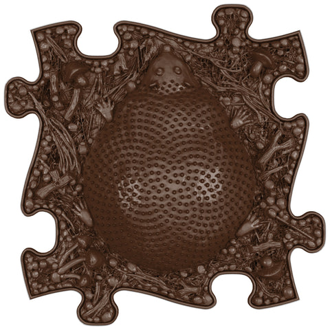 Orthopedic mat - Hedgehog firm, brown