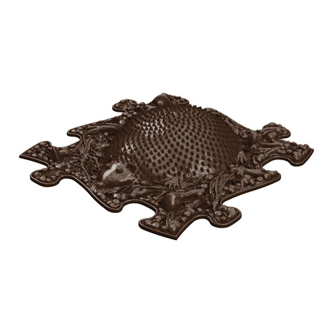 Orthopedic mat - Hedgehog firm, brown