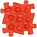Orthopedic mat - Chestnuts soft, red