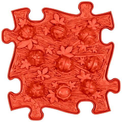 Orthopedic mat - Chestnuts soft, red