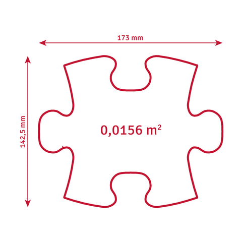 Set of orthopedic mats - Mini puzzles