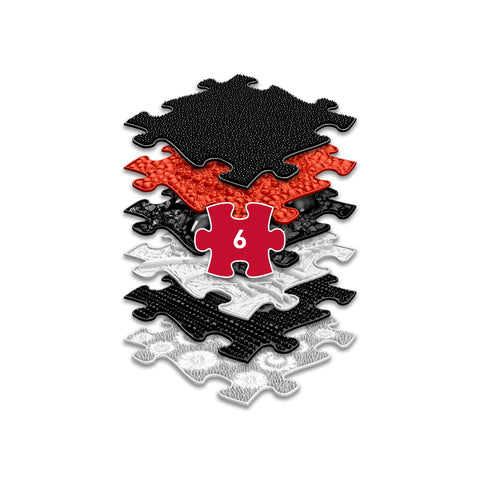 Set of orthopedic mats - Baby Black and White