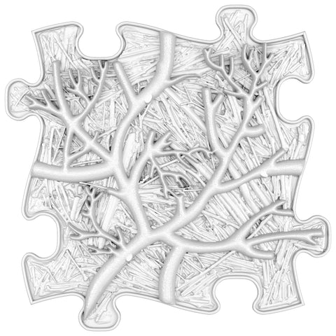 Set of orthopedic mats - Baby Black and White