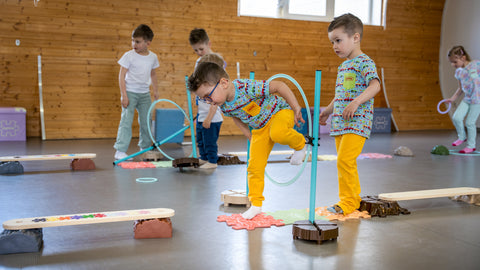 Active set - Big obstacle course in use