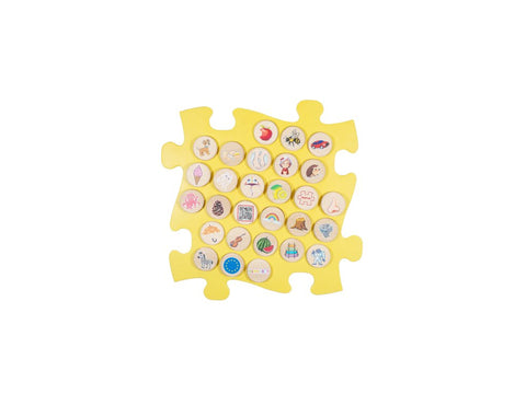 Orthopedic mat - Alphabet lemon