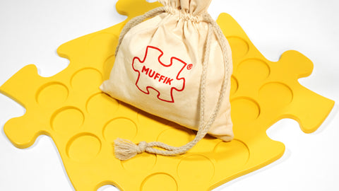 Orthopedic mat - Alphabet lemon