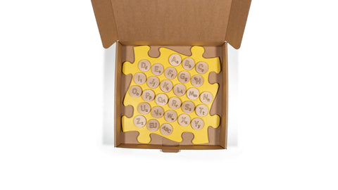 Orthopedic mat - Alphabet lemon