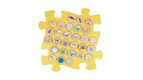 Orthopedic mat - Alphabet lemon