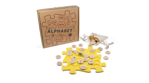 Orthopedic mat - Alphabet lemon